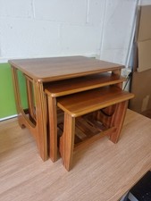 Vintage Nest Of 3 Tables. Retro Nest Of 3 Coffee Side Tables 1970s / 1980s 
