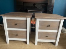  Pair of  Solid Pine Bedside