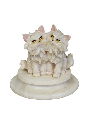 Capodimonte resin persian cats - resin,