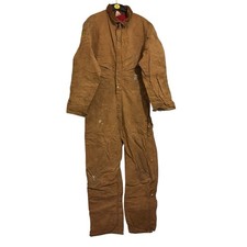 Carhartt Mens Brown Boiler Suit W38 L34 Vintage Retro Y2K Workwear Heavyweight 