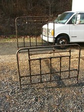 Antique Brass & Iron Bed -