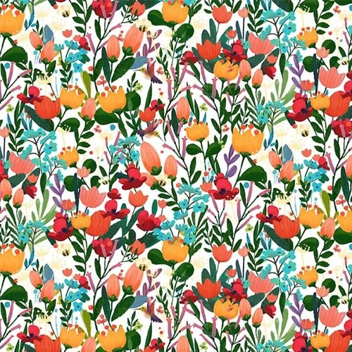 Michael miller flower fusion - michael,