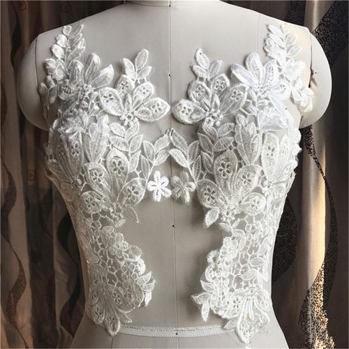 Pair applique lace trim - pair,