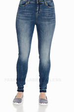 Ex M&S Mid Rise Ladies Womens Lift Skinny Stretchy Denim Jeans Pants Size 8 - 18