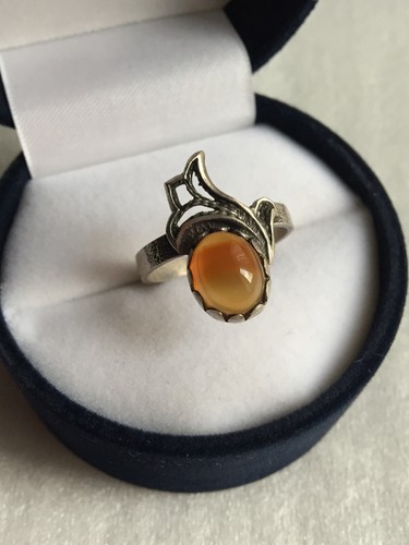 Rings сornelian silver 875 - Сornelian,