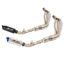 Complete Exhaust System Header Muffler Pipe Slip On For Kawasaki Z1000 2010-2025