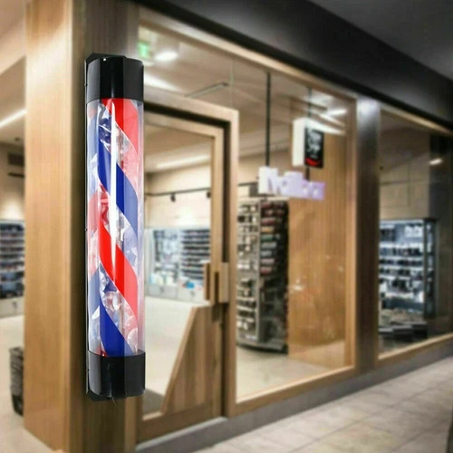 Led sign lamp barber - led, pole