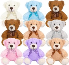 9 Packs Teddy Bears Bulk 14 inch Teddy Bear Stuffed Animal Baby Shower Bear P...