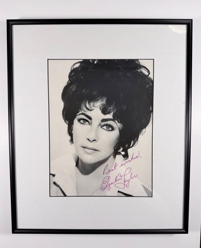 Elizabeth taylor signed - elizabeth,