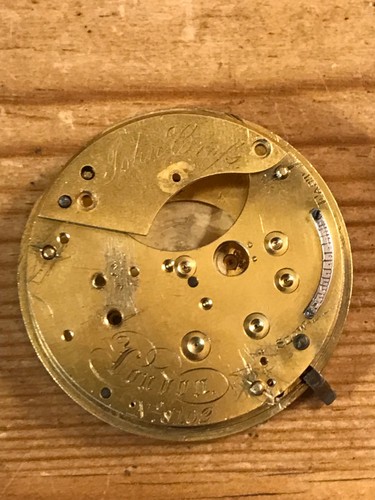 Antique pocket watch movement - antique,
