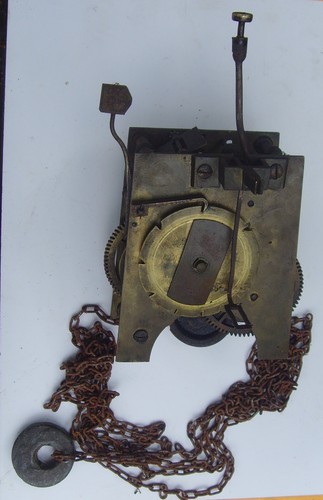30hr long case clock - , movement