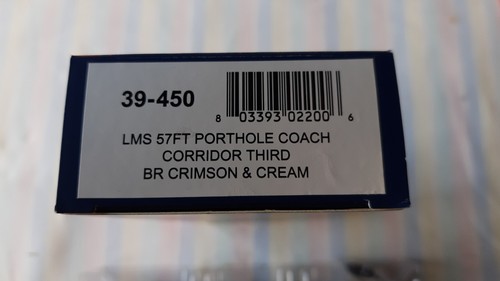 Bachmann lms porthole coaches - lms,