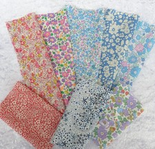Liberty Tana Lawn remnants, 8 pieces, Liberty London fabric
