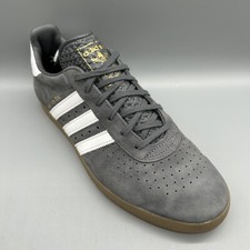 Adidas Originals AS350 Trainers Grey Suede CQ1781 Mens Uk 9.5 Terraces Casuals