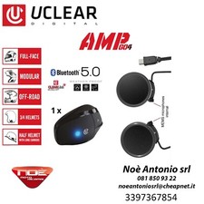 BLUETOOTH 5.0 NUCLEAR AMP GO4 INTERCOM with ClearLink app up to 4 motorcycles U-PAIR WP