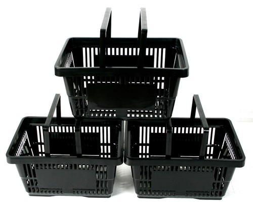 Handle black plastic - black,