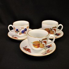 Royal Worcester 3 Cups & 3