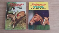 VINTAGE PRINCESS TINA PONY BOOKS X 2. 1969 AND 1970. NOT PRICE CLIPPED. 