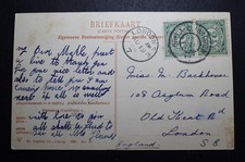 London S.E '7' 1909 postmark