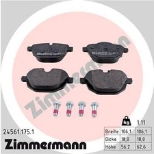 REAR BRAKE PAD SET DISC BRAKE