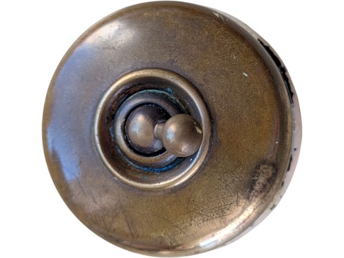 Vintage victorian brass push - vintage,