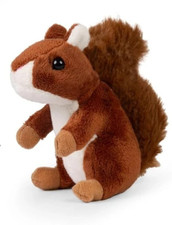 Squirrel - Little Living Nature - Buddies Wildlife Plush Toys 8-10cm