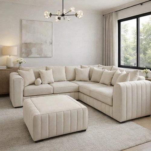 Lilly corner sofa cream - lilly,