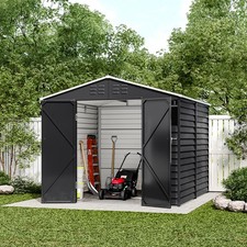5ft metal garden shed - x,