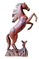Large Hand Carved Wooden