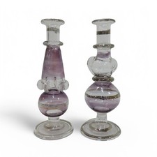 2 Vintage Perfume Bottles Hand