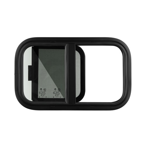 Slide opening windows with - opening,