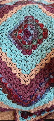 Handmade crochet afghan - handmade,