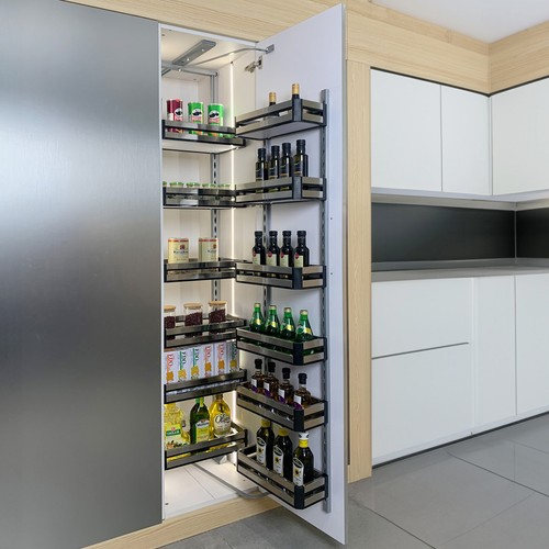 Kitchen pantry storage pull - kitchen,