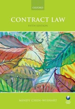 Contract Law by Chen-Wishart, Mindy Book The Cheap Fast Free Post
