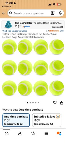 Mini tennis balls for - mini,