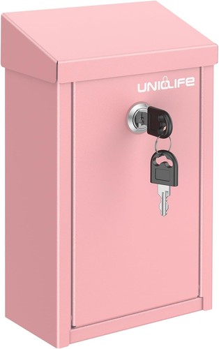 Pink key drop box - pink,