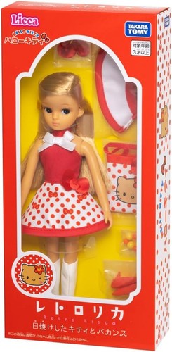 Retro licca hello kitty - kitty, tanned