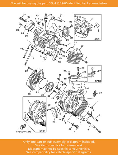 Yamaha gasket cylinder head - yamaha,