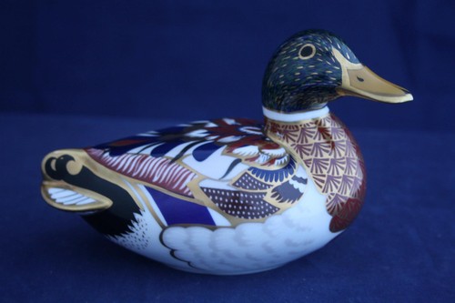 Royal crown derby mallard duck - royal,