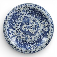Large Chinese blue & white
