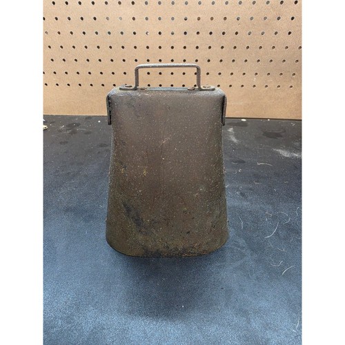 Vintage rustic metal cowbell - rustic,