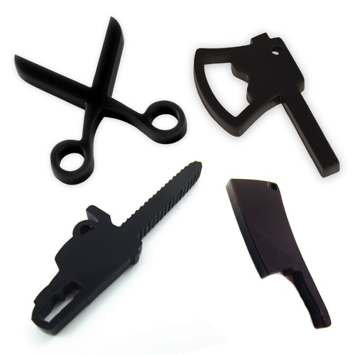 Fake meat cleaver - meat, chainsaw