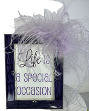 Purple Enamel Photo Frame