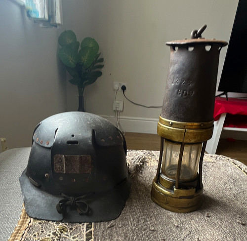 Antique miner safety - antique,