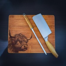 Highland Cow board, Laser