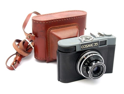 Vintage cosmic camera with - vintage,