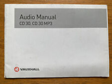 VAUXHALL  AUDIO CD30 CD 30 MP3 HANDBOOK MANUAL 2004 PRINT