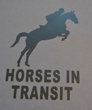 15CM SILVER HORSES IN TRANSIT