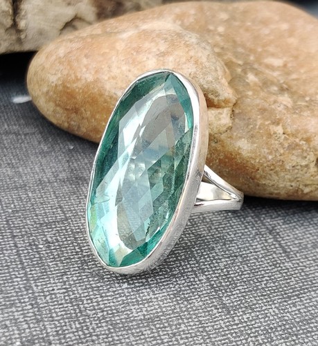 Aquamarine gemstone handmade - aquamarine,