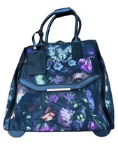 Ted Baker Cabin Bag Wheels Travel Suitcase Luggage Weekend Overnight Floral